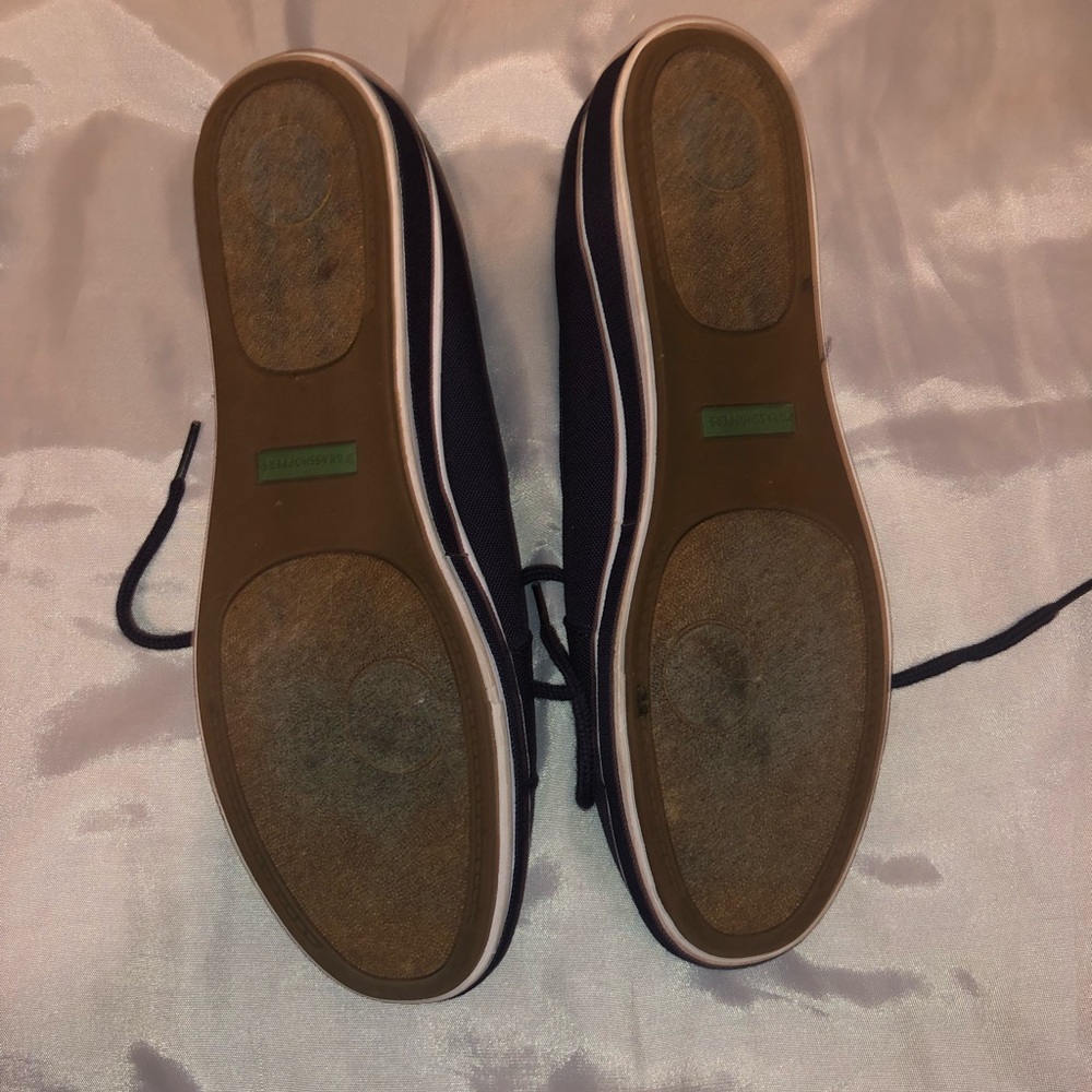 Blue Grasshopper Canvas Women's lace up Shoes - Picture 4 of 5